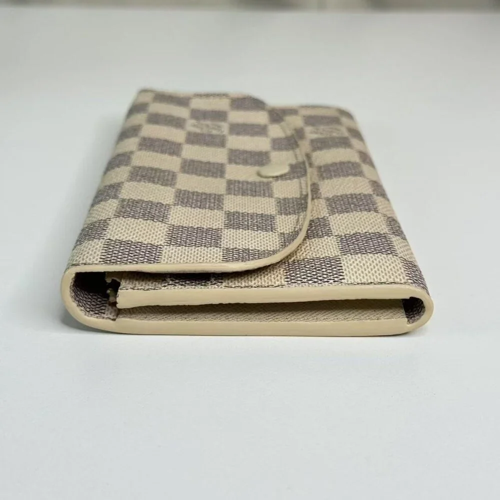 Louis Vuitton Emilie Wallet Damier Azur